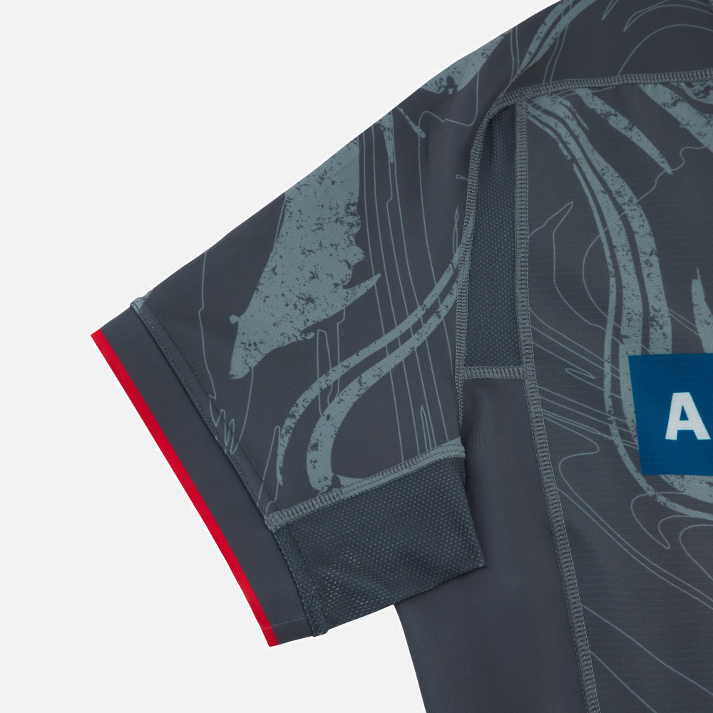 T-Shirt De Rugby Gloucester Pour Homme Taille M Manches