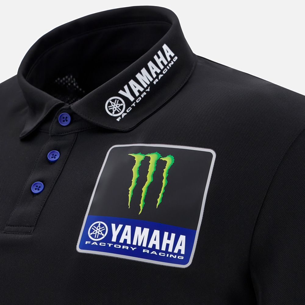 Monster Energy Yamaha MotoGP 2025 man fan gear polo shirt | Macron USA