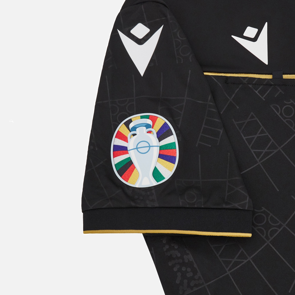UEFA EURO 2024 referee black shirt | Macron Technical Sportswear