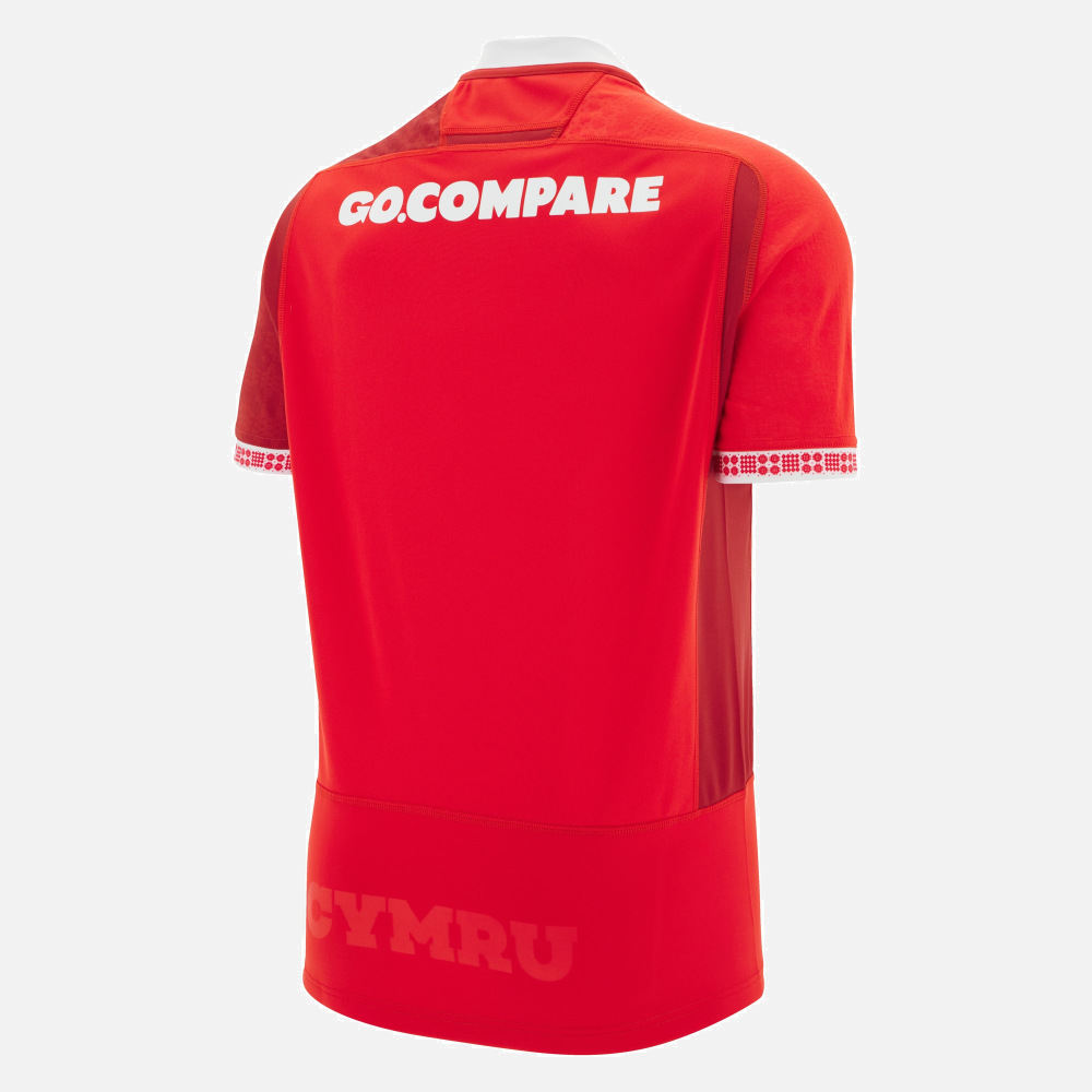 Maillot De Rugby Pays De Galles Adulte – Cymru 6 Nations – 3XL Rouge