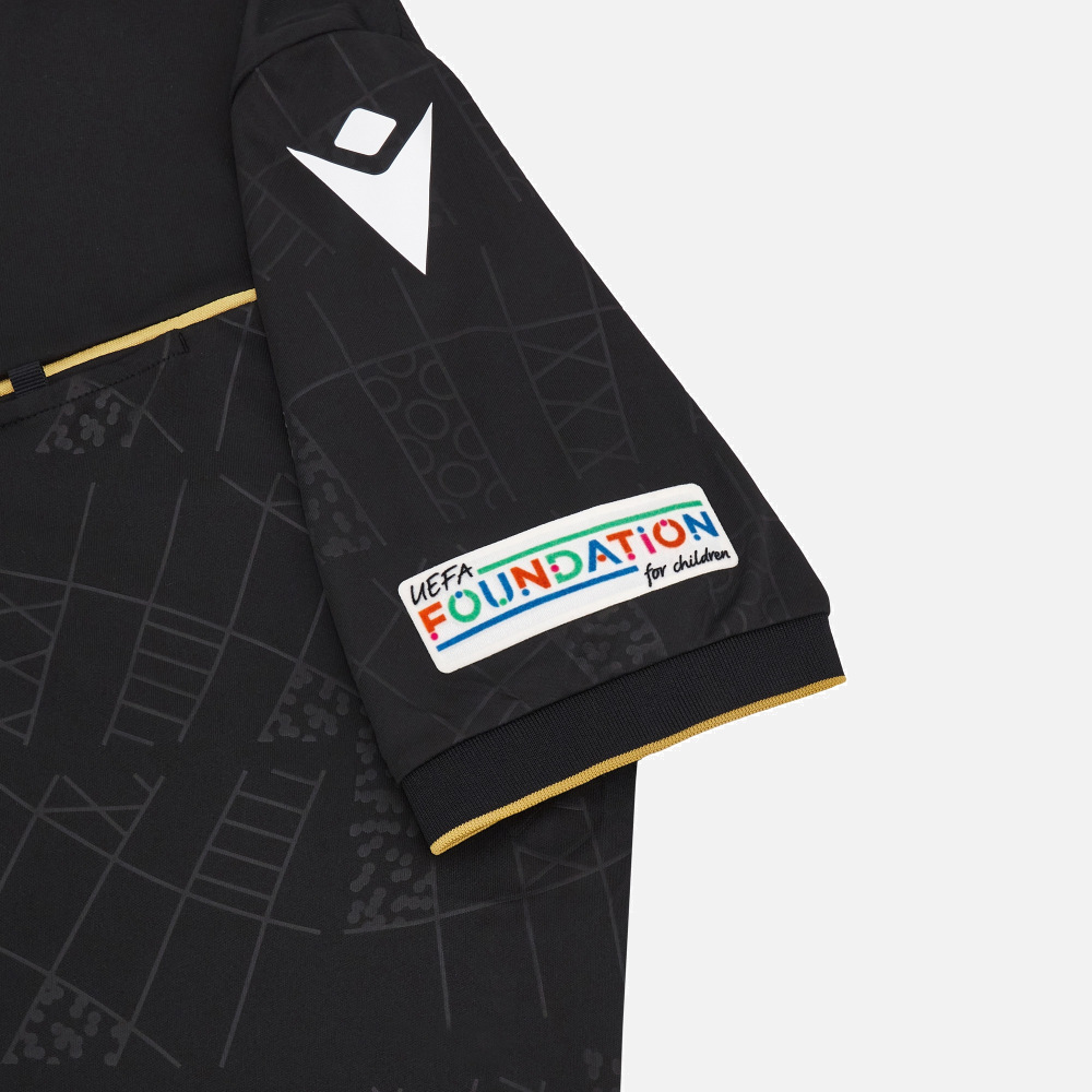 UEFA EURO 2024 referee black shirt | Macron Technical Sportswear