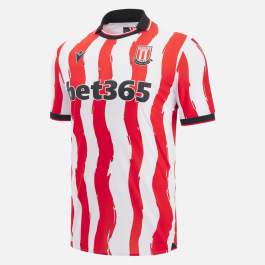 Stoke City FC 2025/26 Adults' Home Match Jersey Macron Technical
