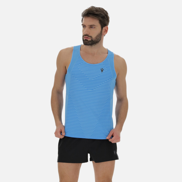 Canotta Running Archie Azzurra