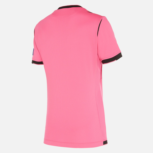 Maillot Arbitre Femme Néon Rose UEFA