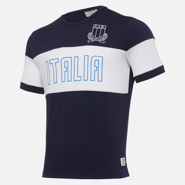 Maillot Bleu Marine Et Blanc Ligne Supporter Fir