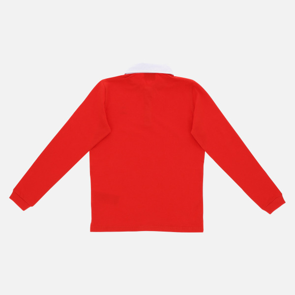Welsh Rugby 2020/21 Red Cotton Jersey Children's Polo Shirt From The Fans Collection