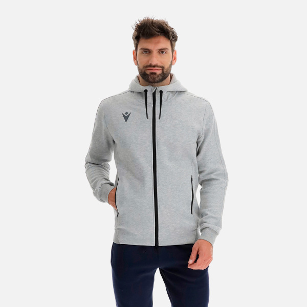 Sweatshirt Avec Fermeture éclair à Capuche En Coton Zither