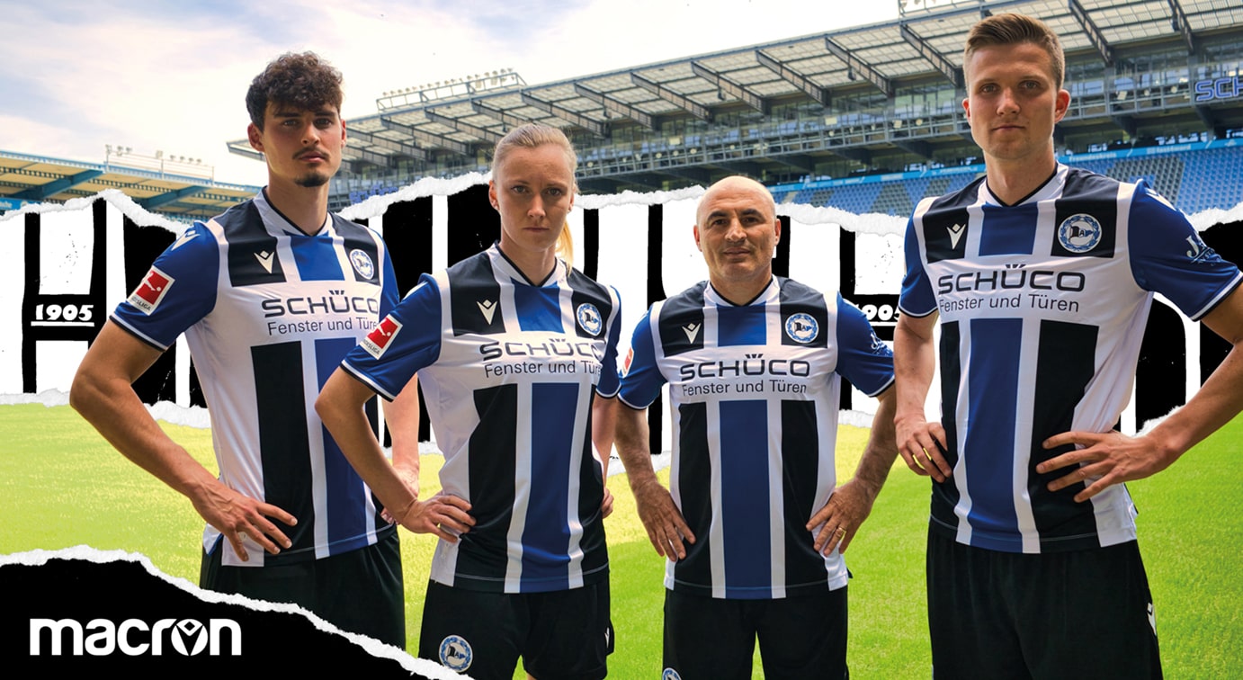 ARMINIA BIELEFELD AND MACRON UNVEIL NEW ENVIRONMENTALLY SUSTAINABLE JERSEYS FOR THE 2021/22 SEASON 