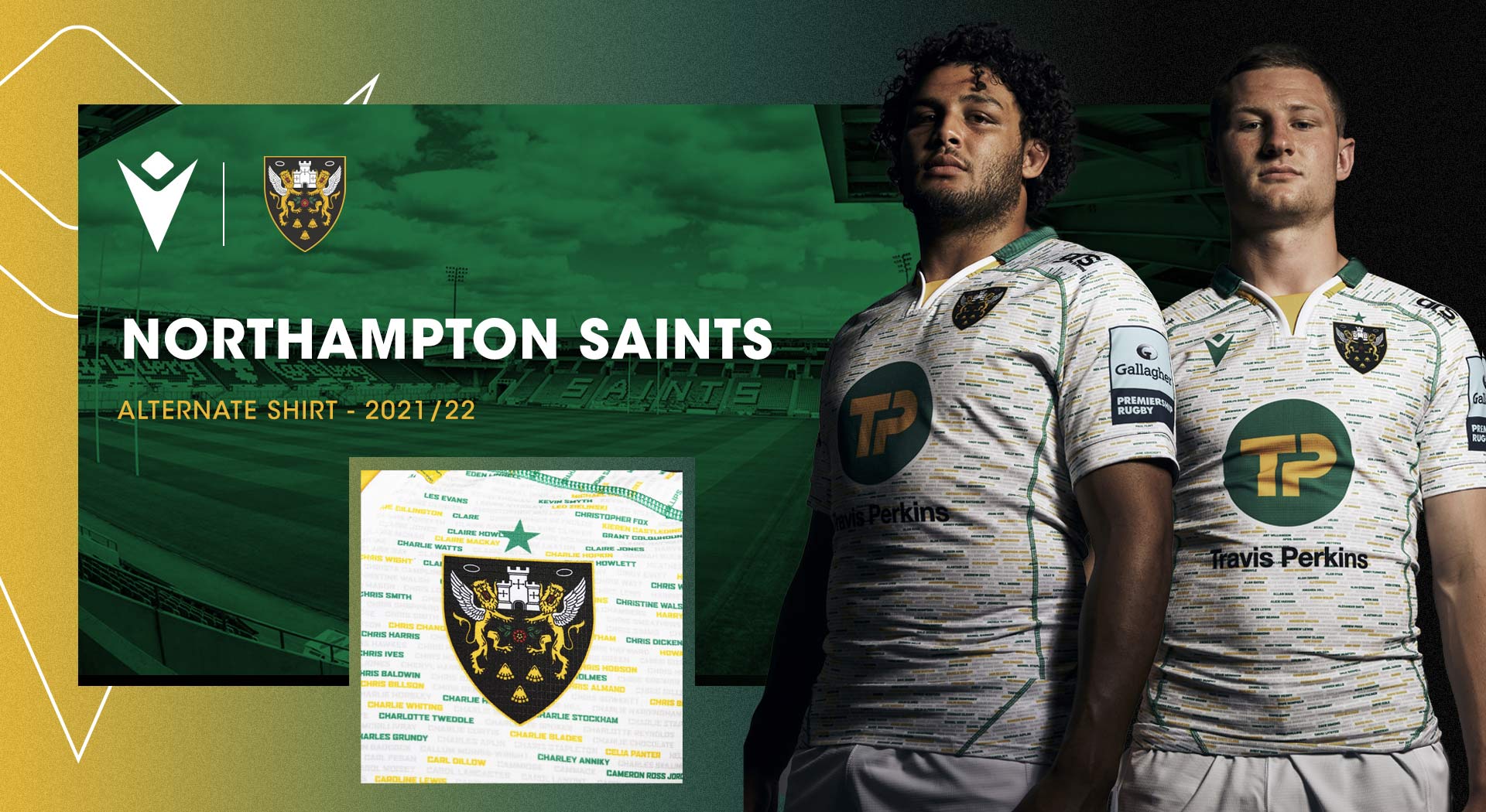 Northampton Home Rugby Shirt 2021/22 