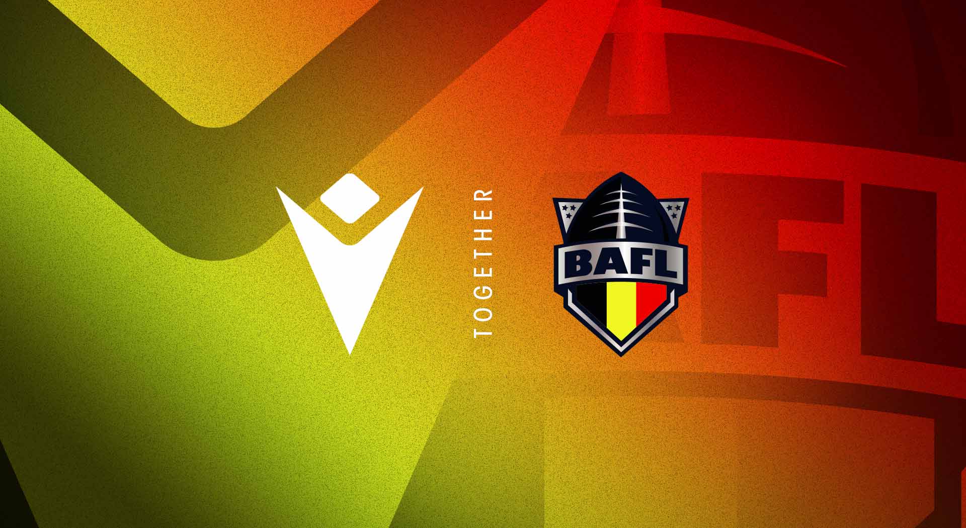 MACRON NEW TECHNICAL SPONSOR OF THE BELGIAN AMERICAN FOOTBALL LEAGUE