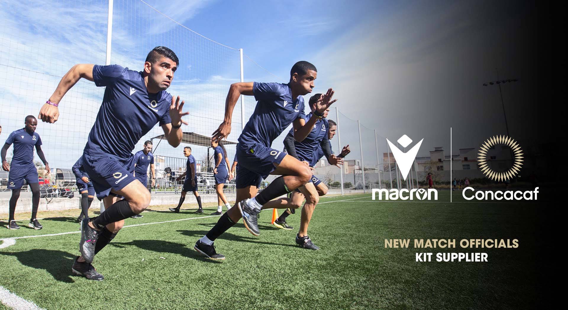Macron is the new "CONCACAF match officials kit supplier"