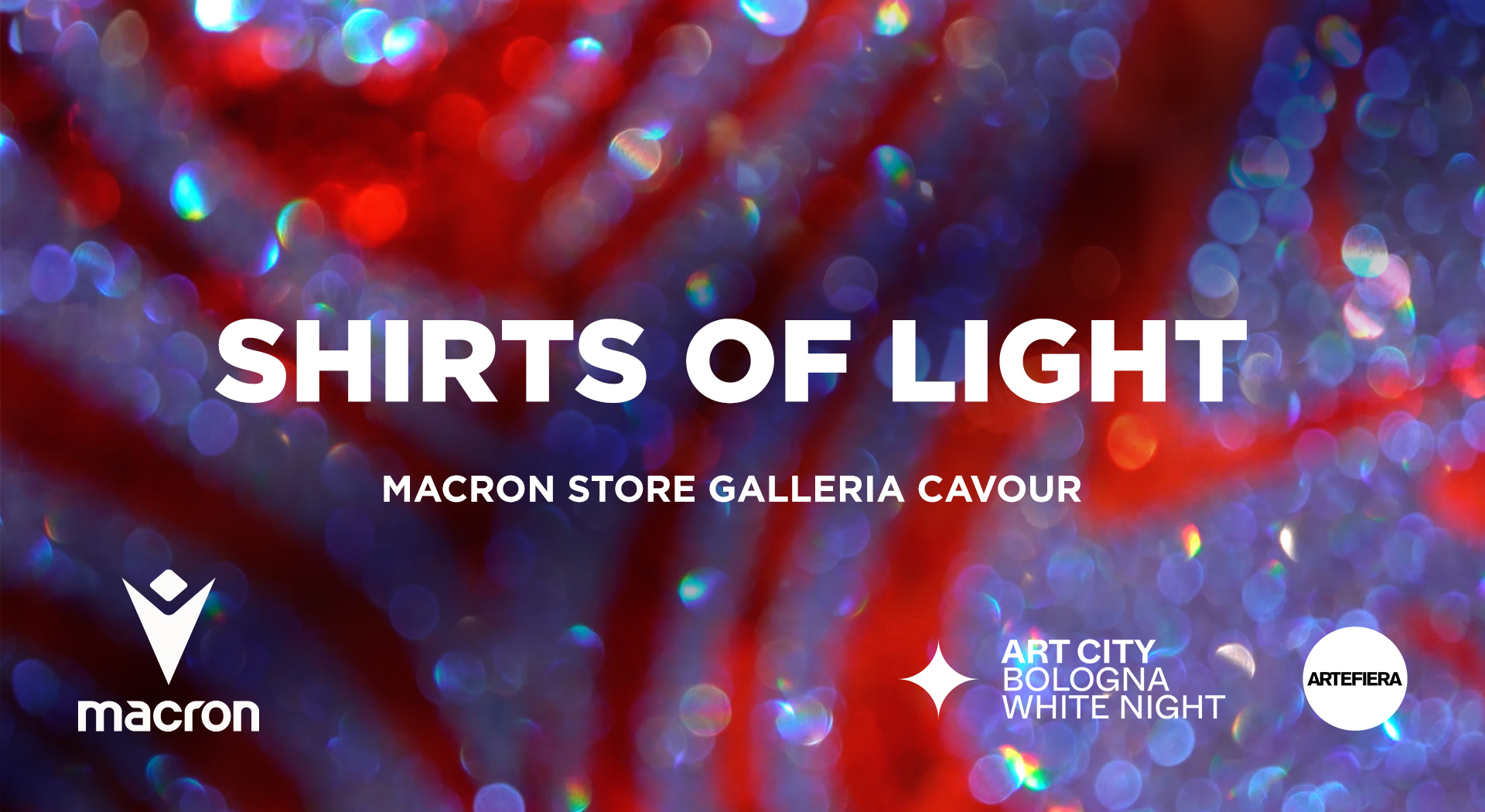 'Shirts of Light' is the name of the Macron exhibition organized on the occasion of ArteFiera