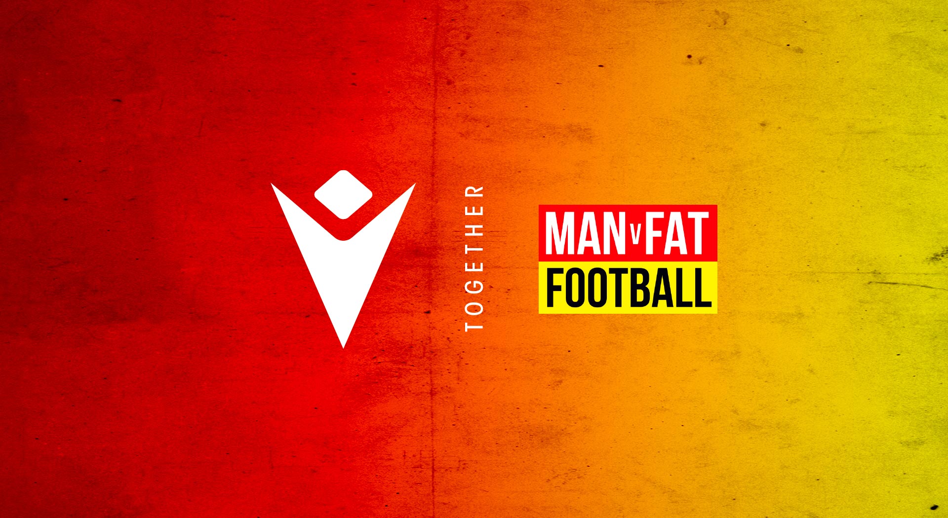 MACRON IS THE OFFICIAL PARTNER OF MAN v FAT FOOTBALL