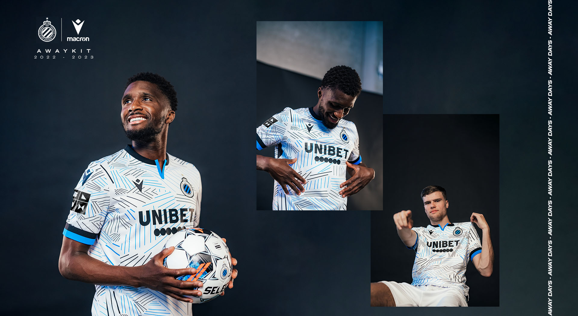 Club Brugge's new away shirt gets an artistic touch