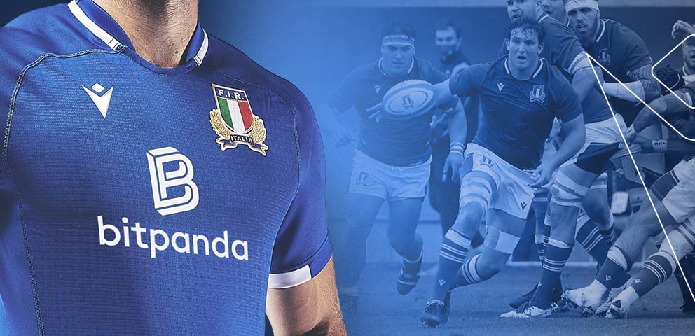 ITALY RUGBY MACRON OFFICIAL TRAINING STAFF SHIRT JERSEY SEASON 2020/21 