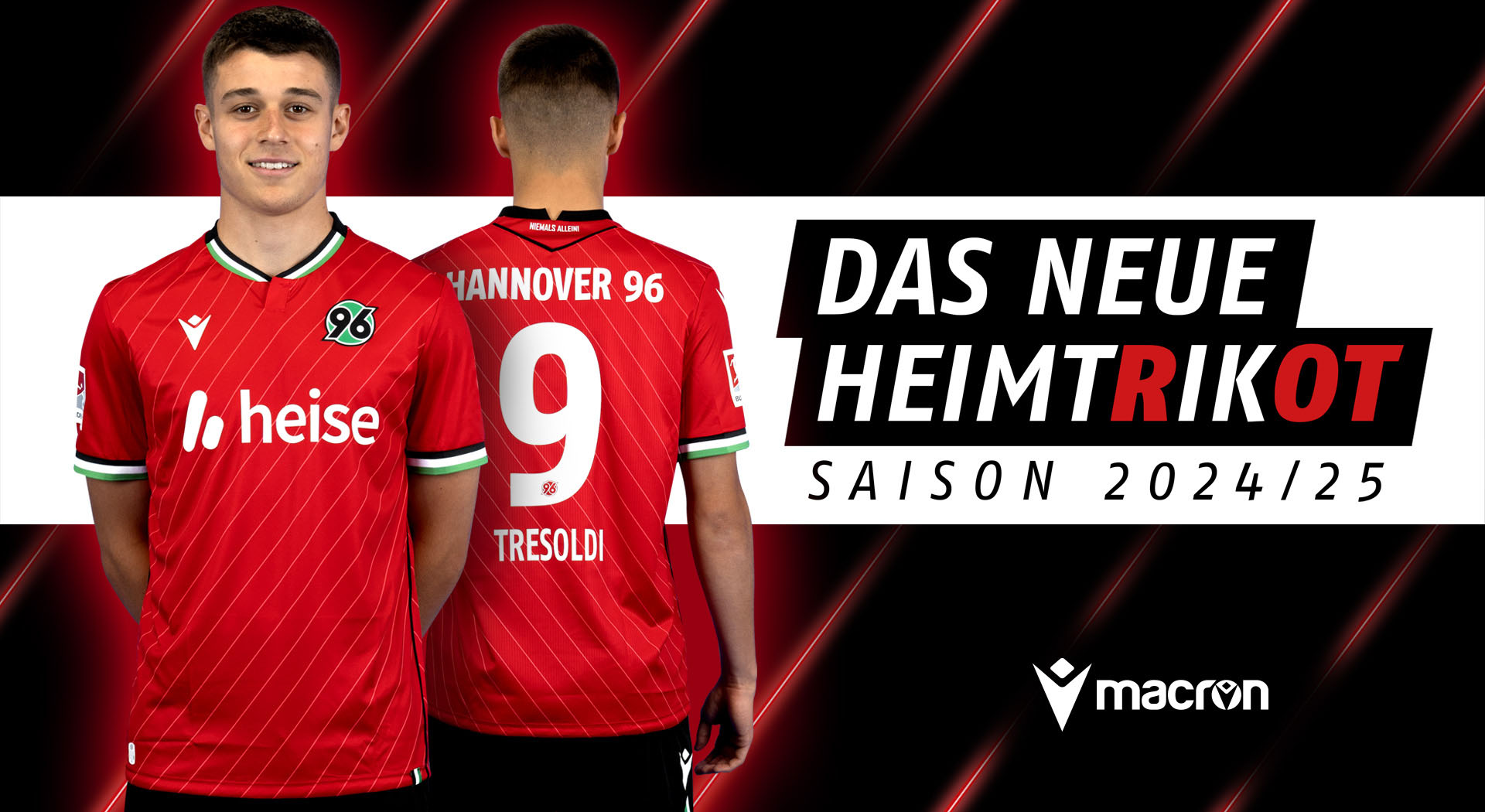 Hannover 96's new Home kit unveiled
