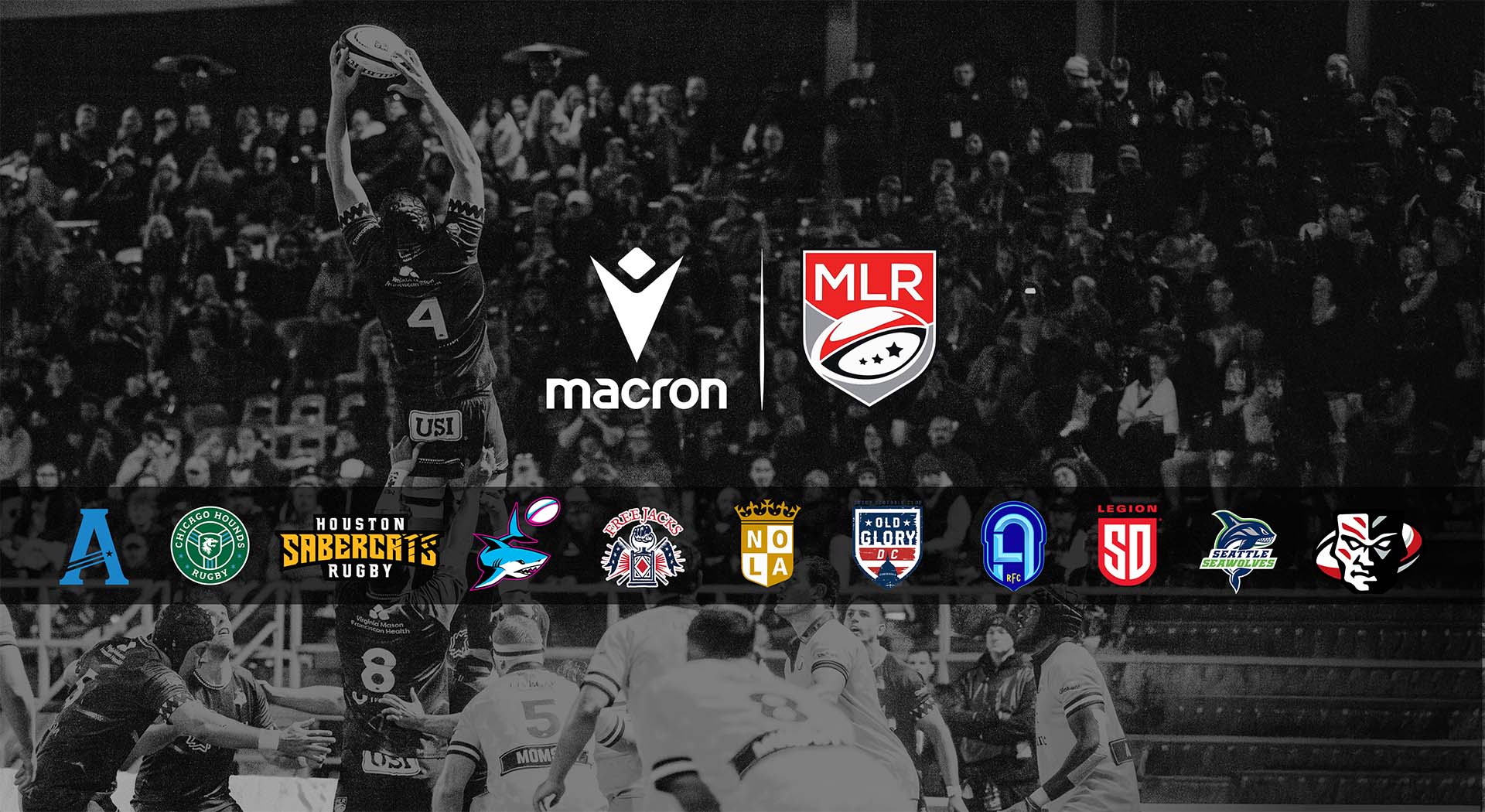 Macron is the new technical partner of  Major League Rugby