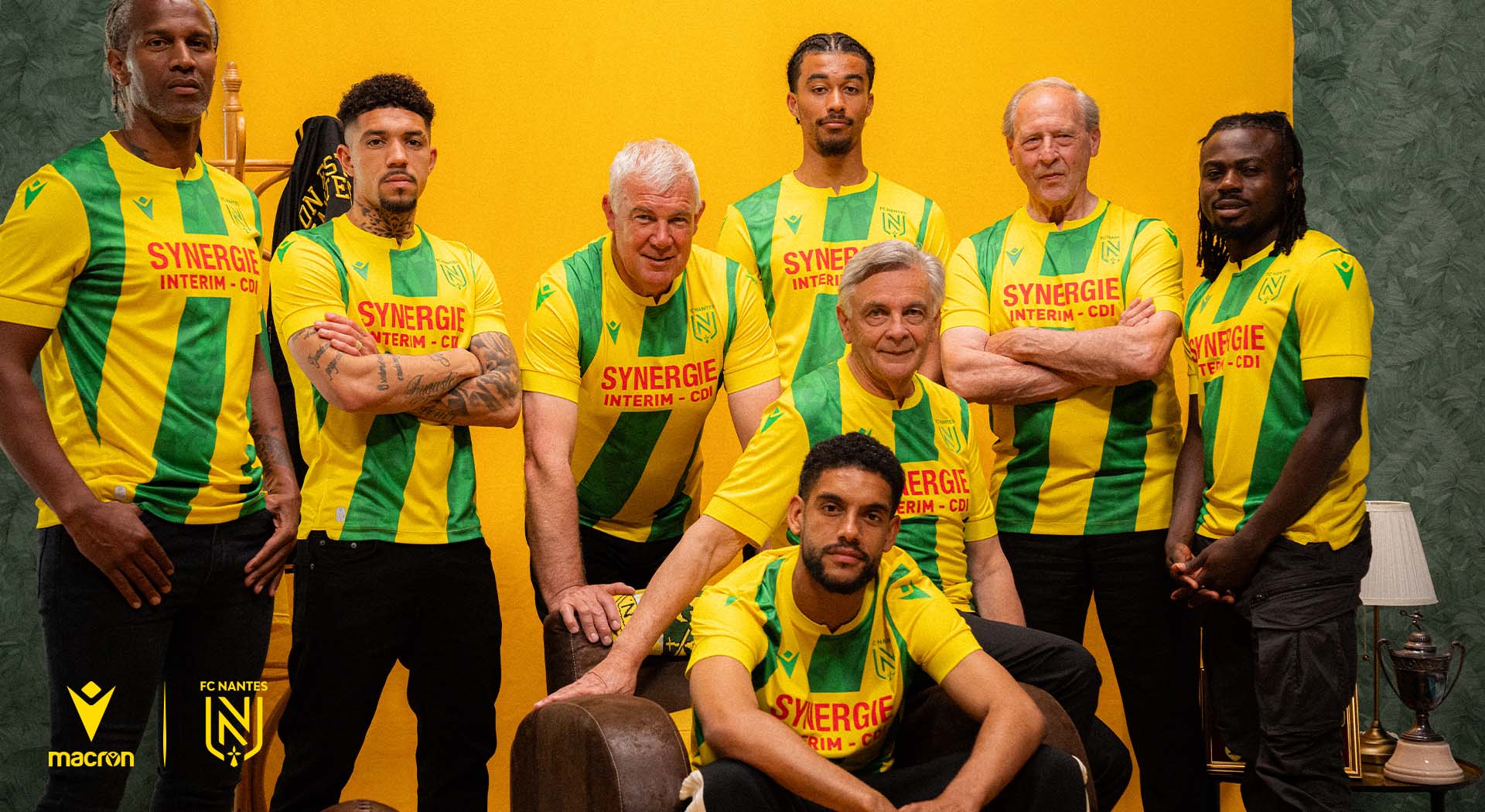 Identity expressed through historic and regional references on Macron’s new Home kit for FC Nantes