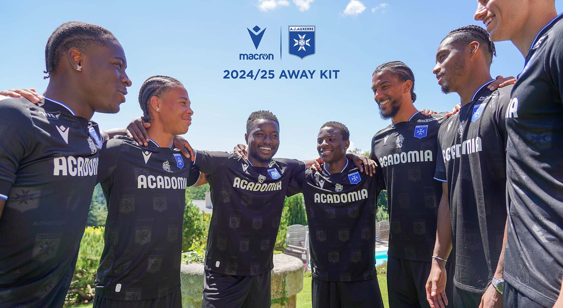 The club’s values and philosophy in the new Macron Away Kit for A.J. Auxerre