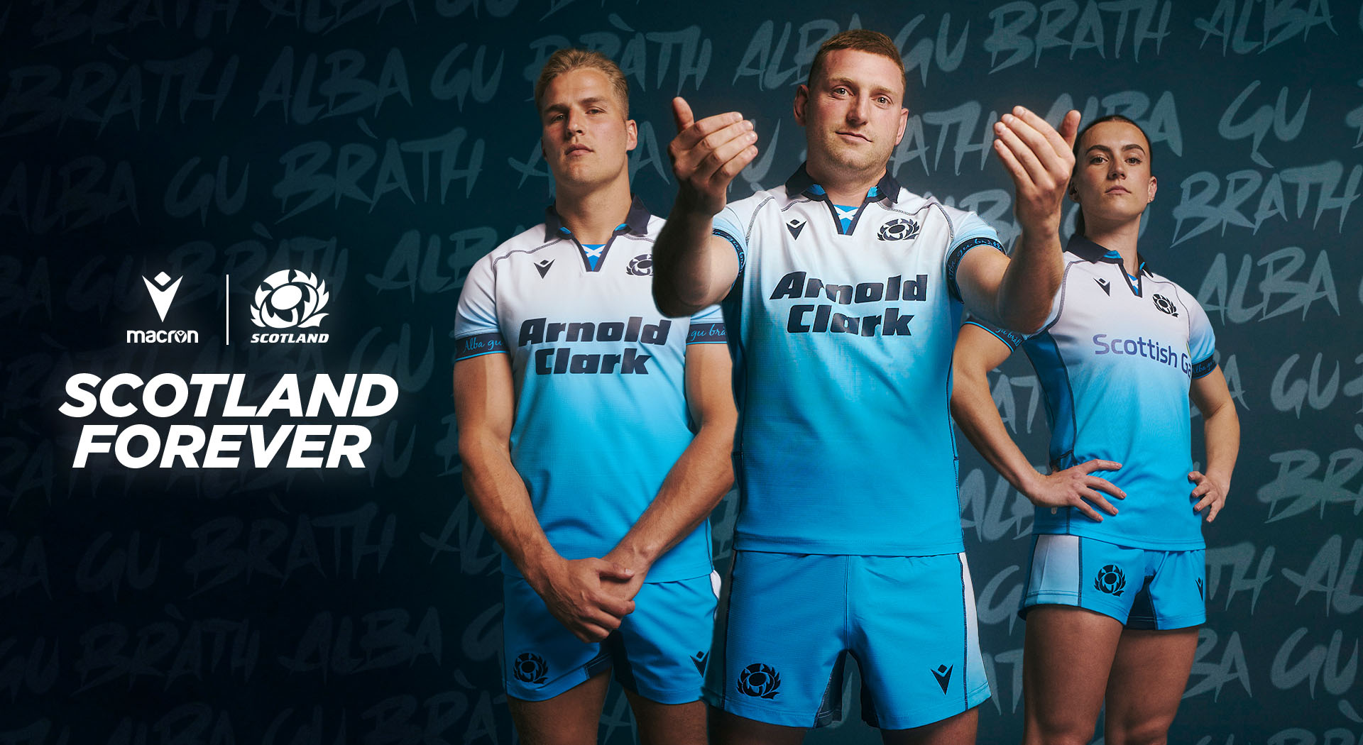 Scottish Rugby’s new Away Kit by Macron shouts ‘Alba gu bràth’ – Scotland forever!