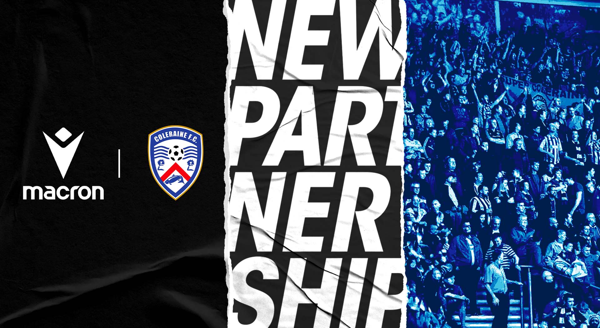 Macron is the new technical partner of Coleraine FC