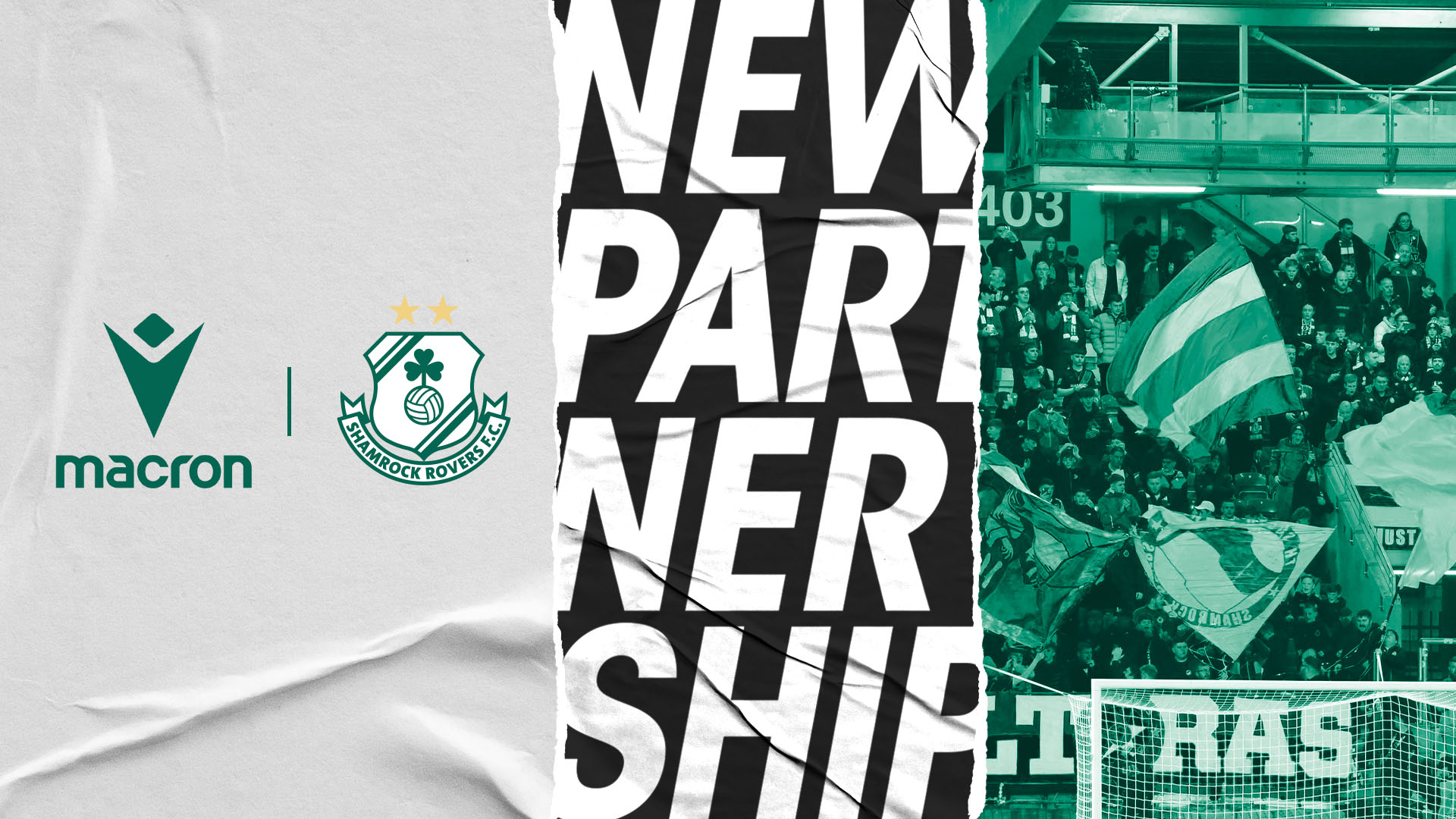 Macron is the new technical partner of Shamrock Rovers FC