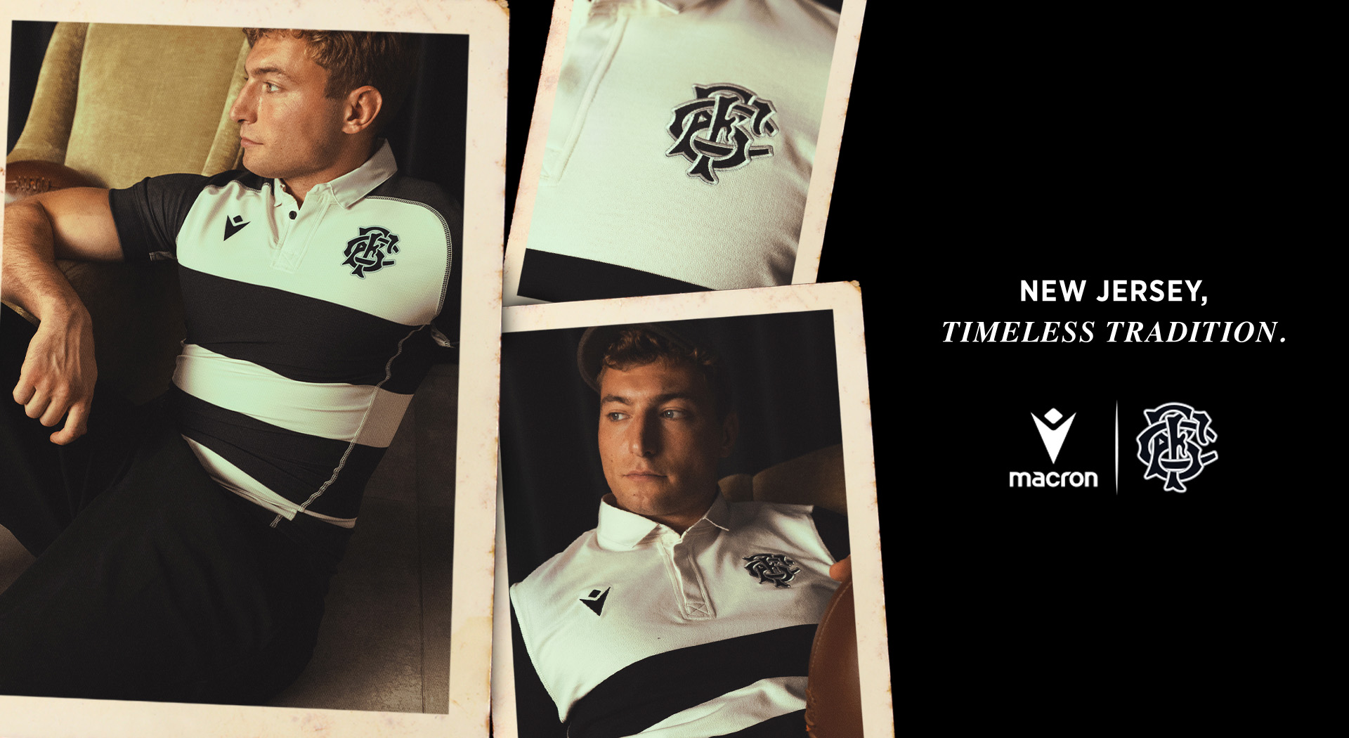 Macron’s new Game Set and Training Jersey for the Barbarians