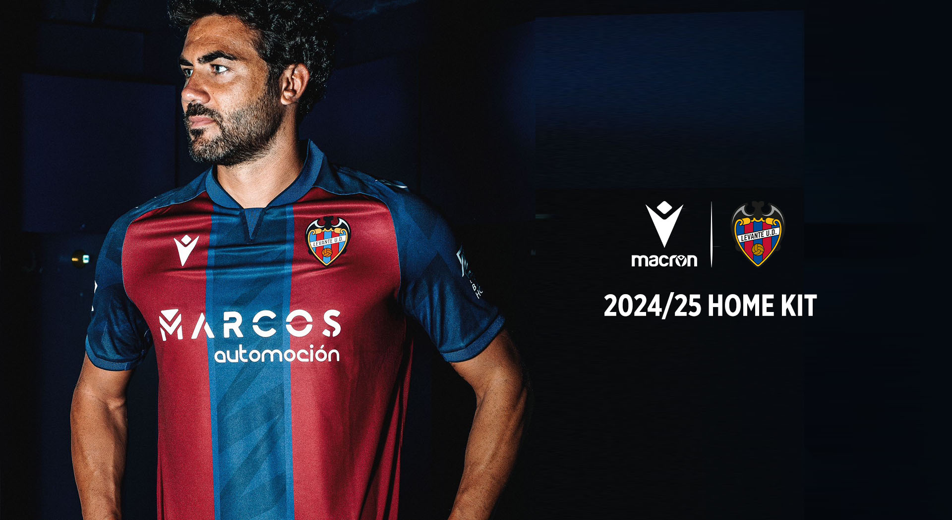 Elegant and with refined graphics: Macron’s new 2024/25 Home kit for Levante UD has arrived