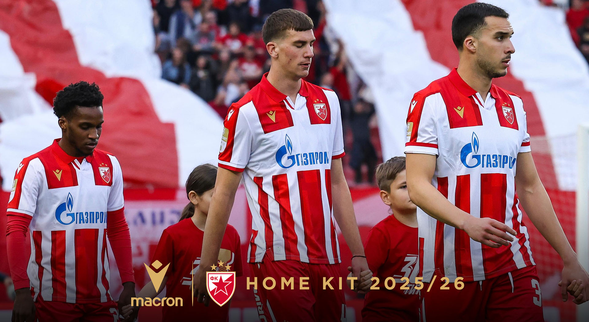 Tradizione abbinata ad un design ricercato e moderno nel nuovo Home Kit Macron per la Stella Rossa Belgrado