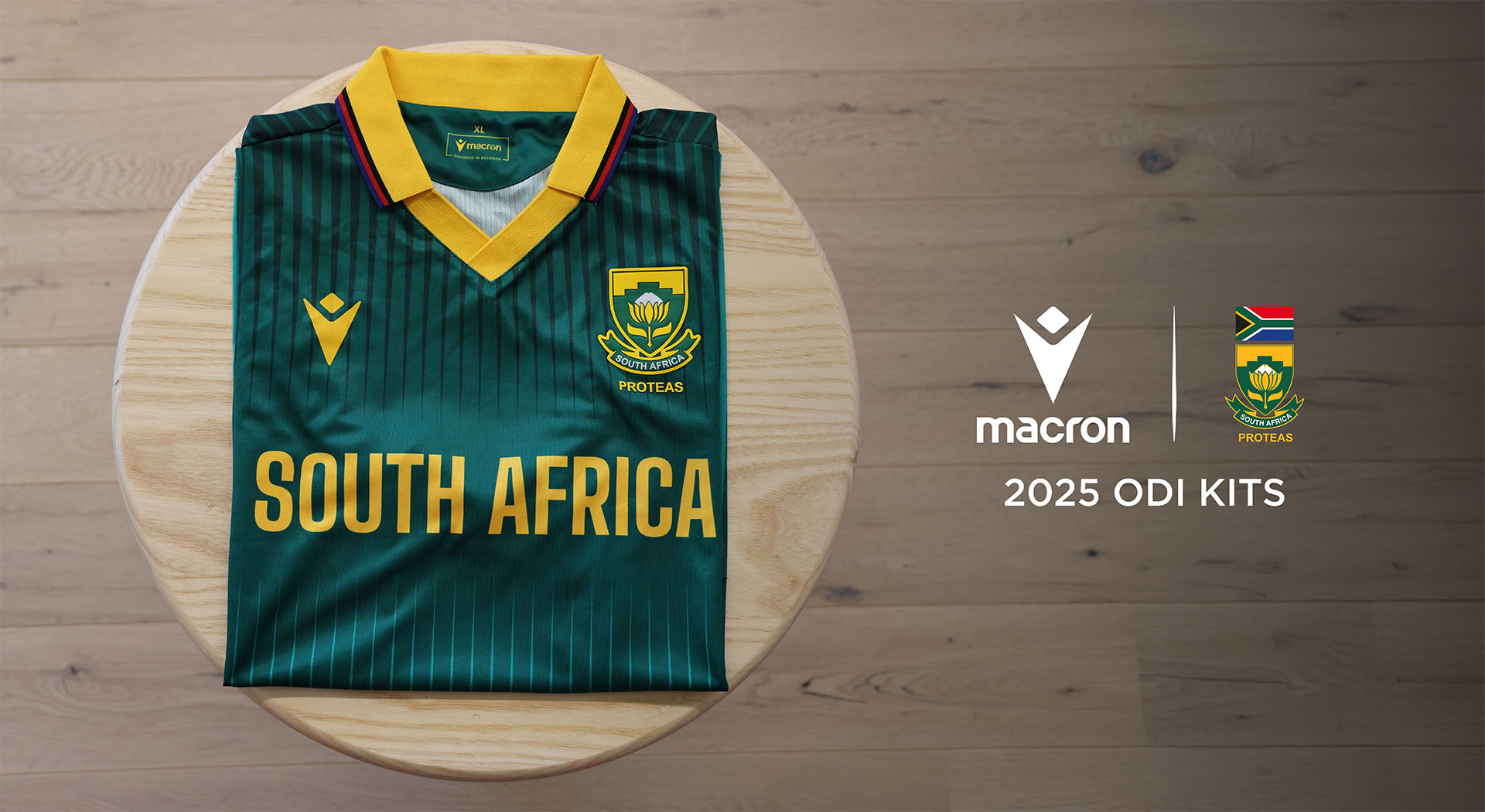 Macron and Cricket South Africa present the new Proteas ODI uniforms 