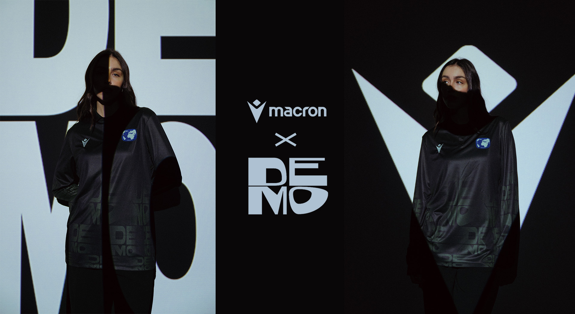 Sport and design blend in the special jersey made by Macron in collaboration with Studio Dumbar for DEMO Festival 2025