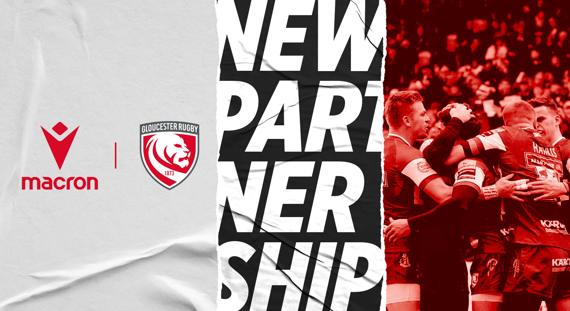 Macron and Gloucester Rugby sign multi-year agreement for a shared future