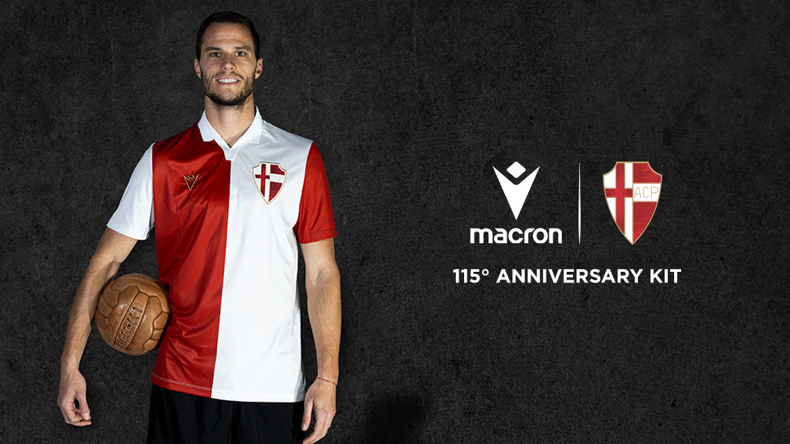 Calcio Padova takes the field as it did 115 years ago in an Anniversary Kit designed by Macron