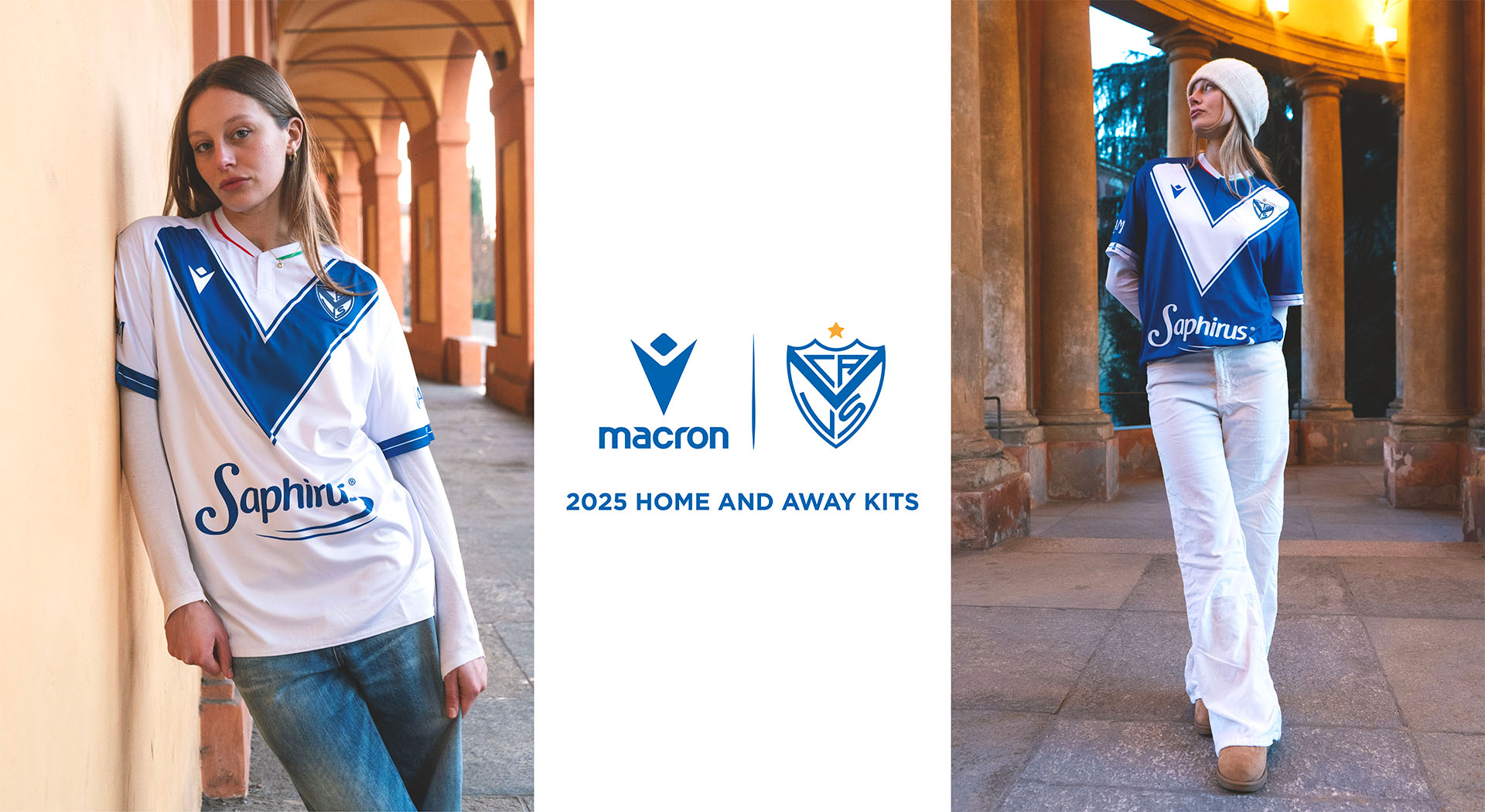 The strength of tradition in the new kits  made by Macron for Vélez Sarsfield