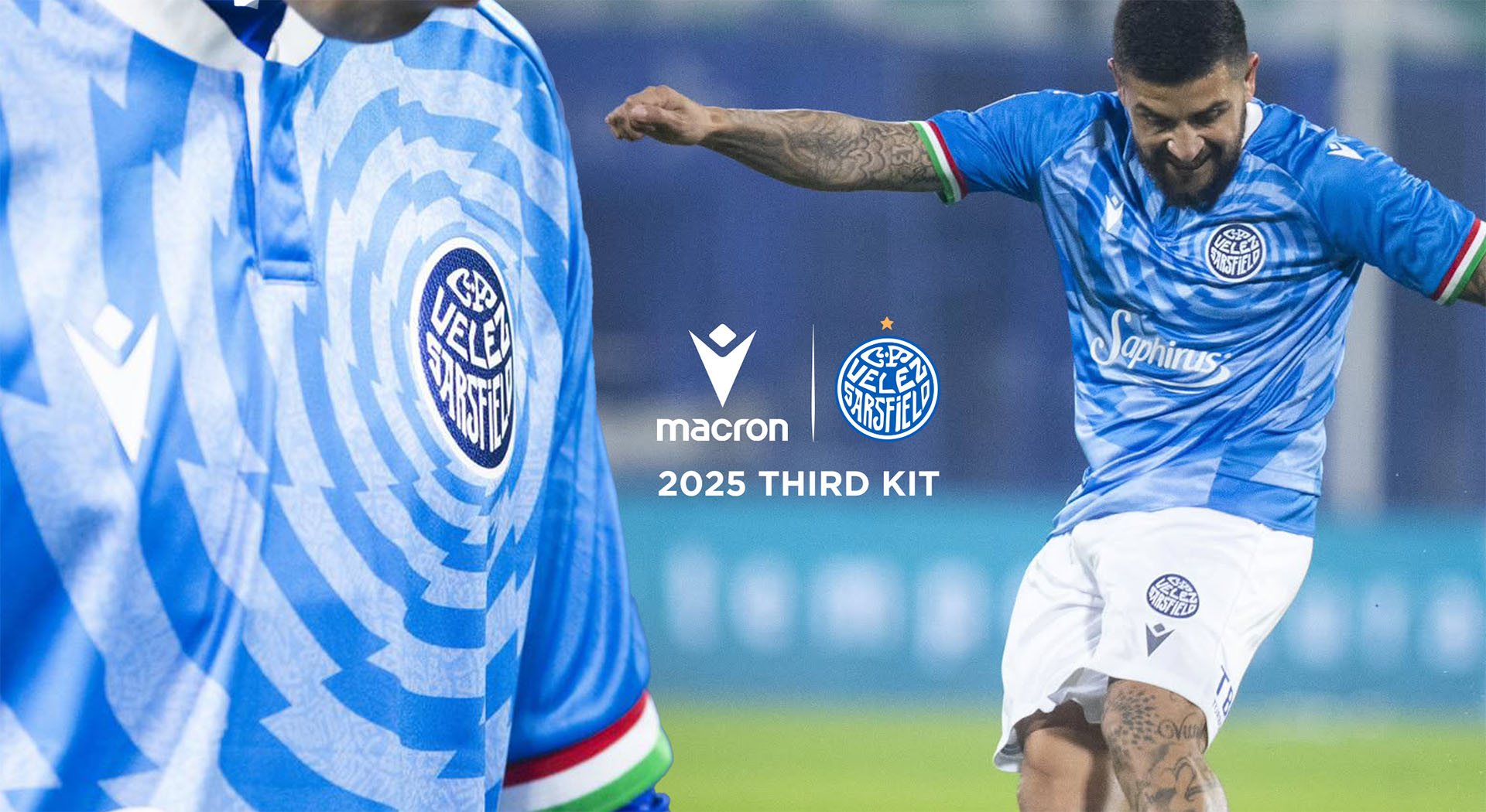 The history of the club and the link with Italy in the new Vélez Sarsfield Macron Third kit