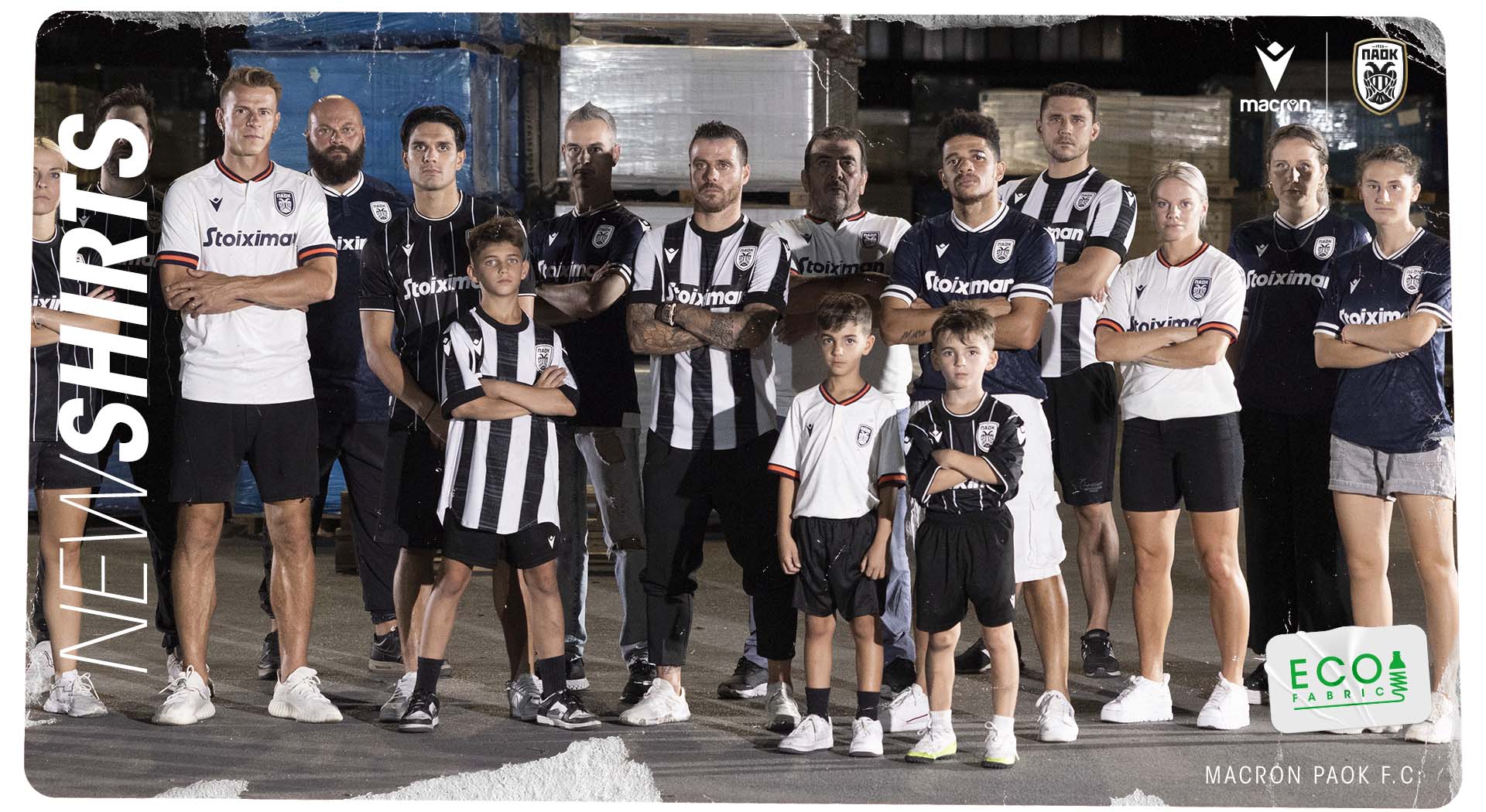 Tradition, advanced fabrics and innovative graphics for PAOK FC’s new shirts