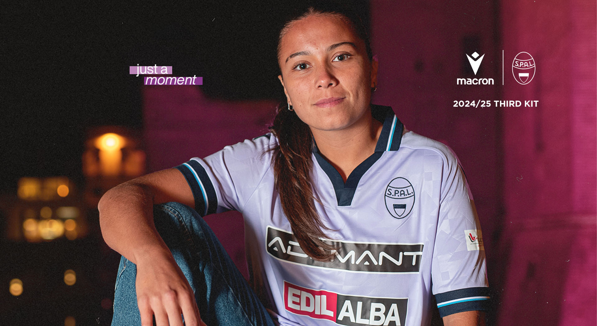 Macron's 2024/25 Third Kit for S.P.A.L. is in lilac