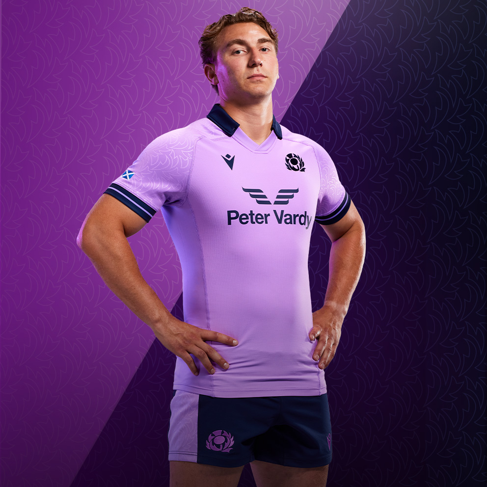 Macron T Shirt d'entraînement-Rugby Scotland 2021/22-Blanc Homme 