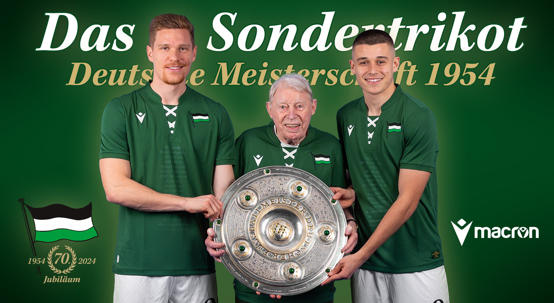 Hannover 96 celebrates the 70th anniversary of their 1954 German Championship win with a new Special Edition Kit 