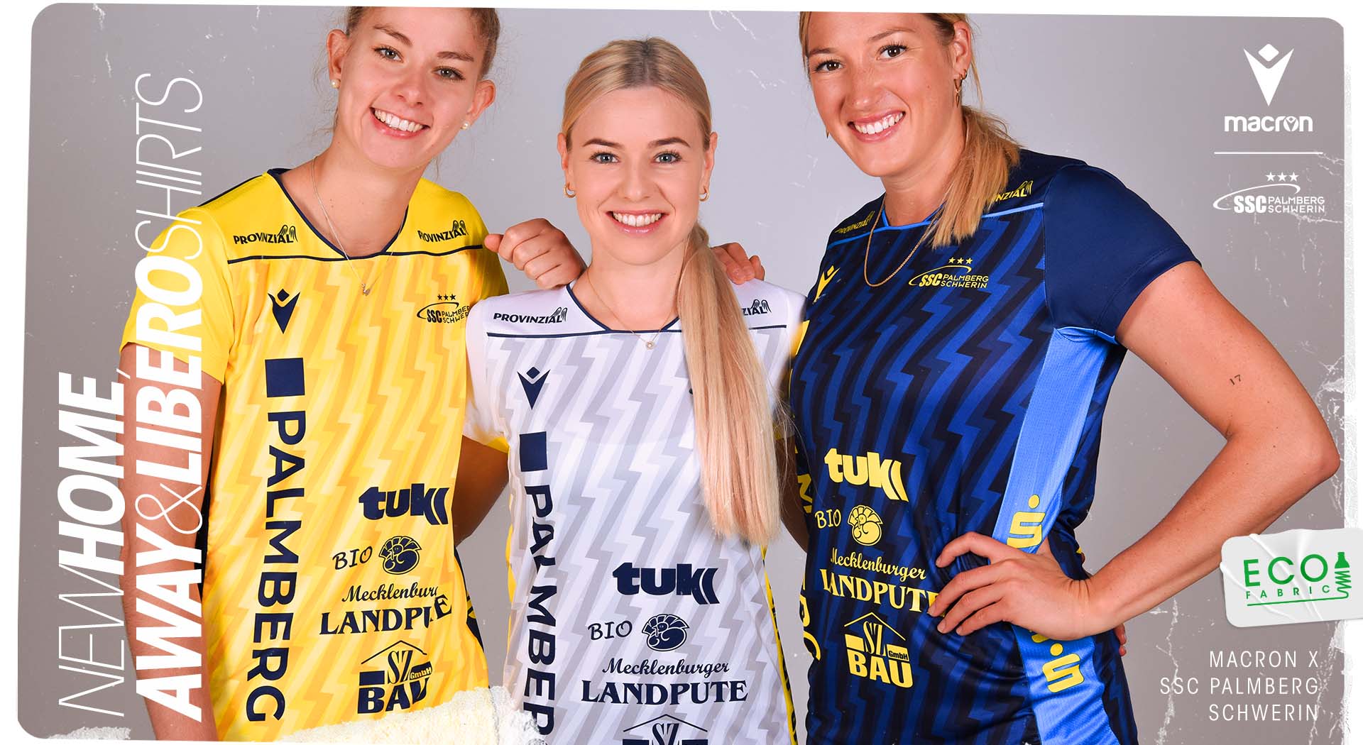 Le nuove maglie dell’SSC Palmberg Schwerin per la stagione 2023/24