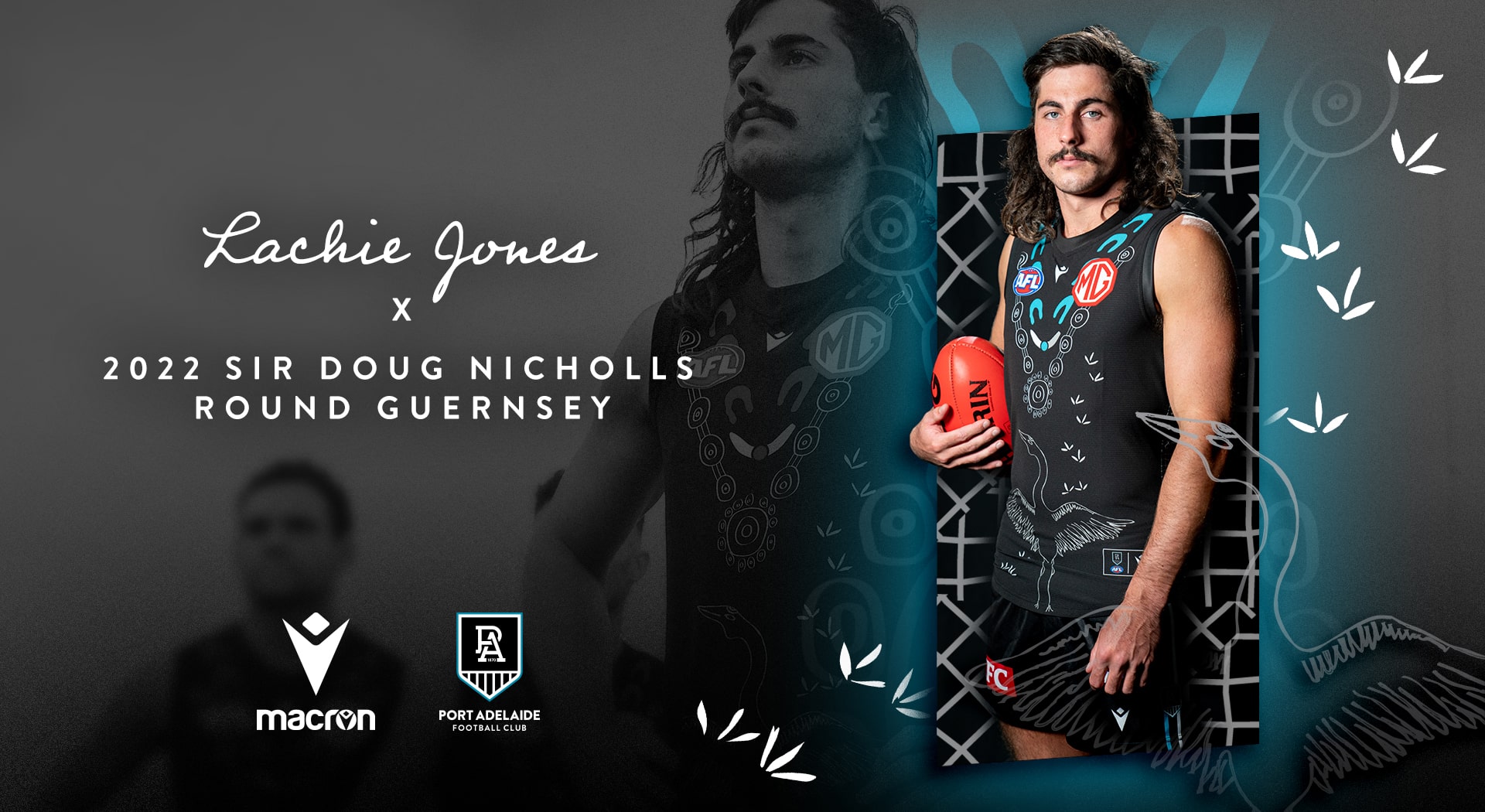 Macron A journey through aboriginal history and culture in Port Adelaide FC’s Indigenous guernsey   | Bild 1