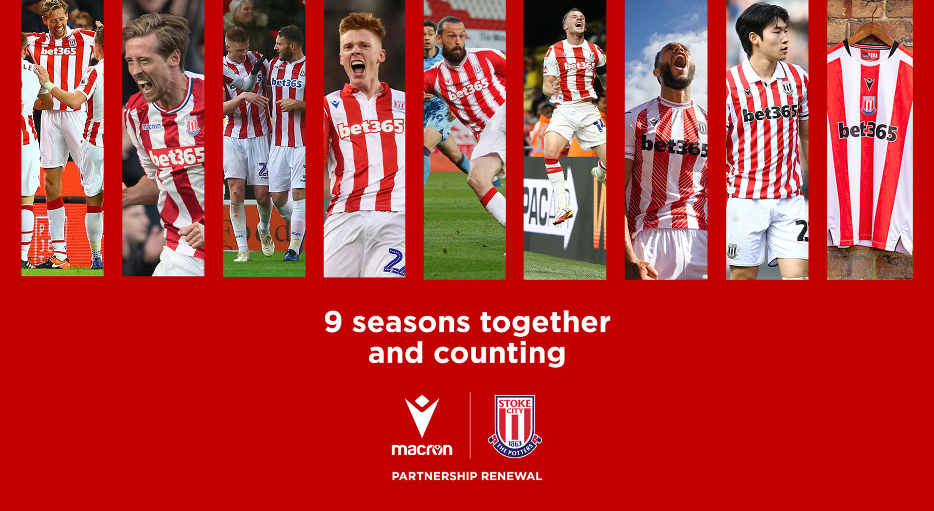 Macron and Stoke City FC extend long-standing partnership