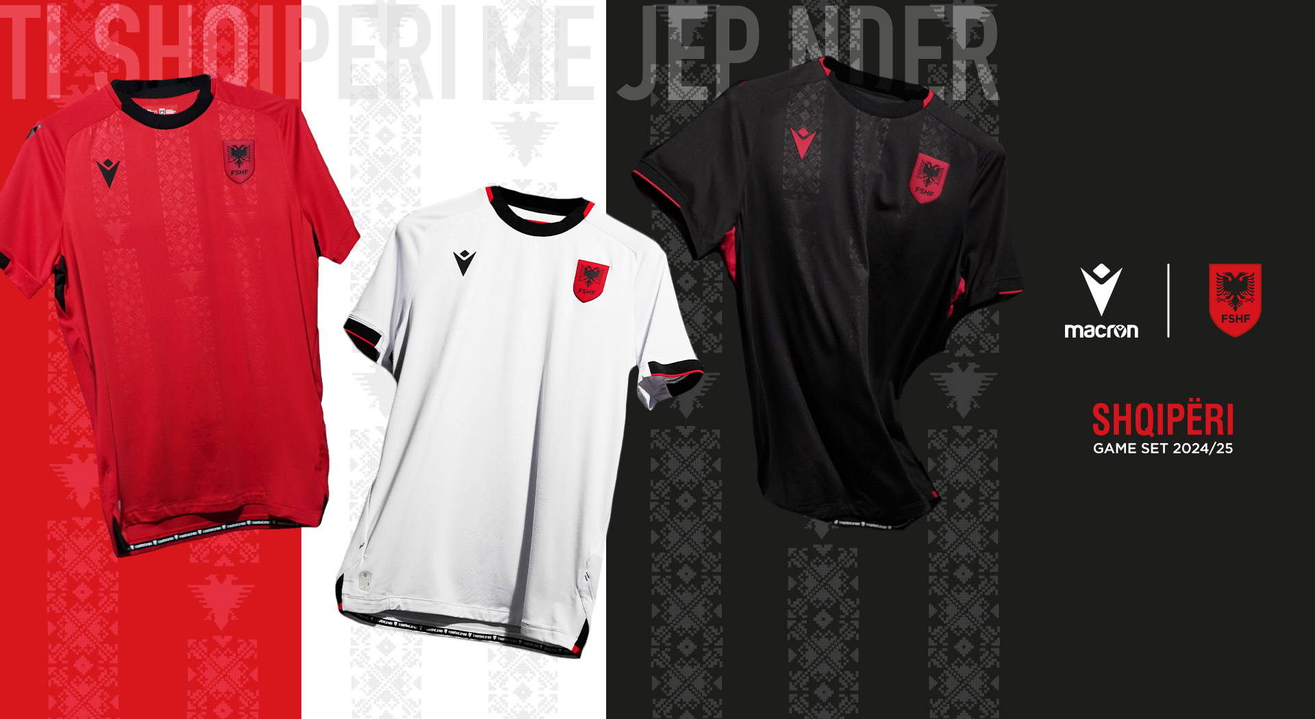 Identity, tradition and culture on Macron’s new kits for the Albanian national football team